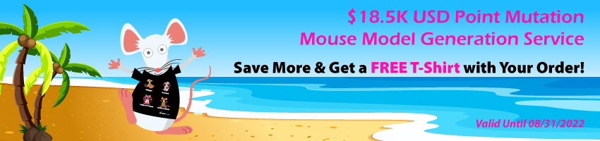 $18.5K USD Point Mutation Mouse Model Generation Service